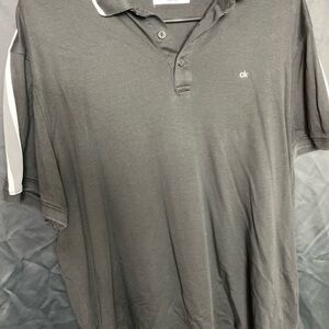 Calvin Klein Men's Charcoal Polo Shirt